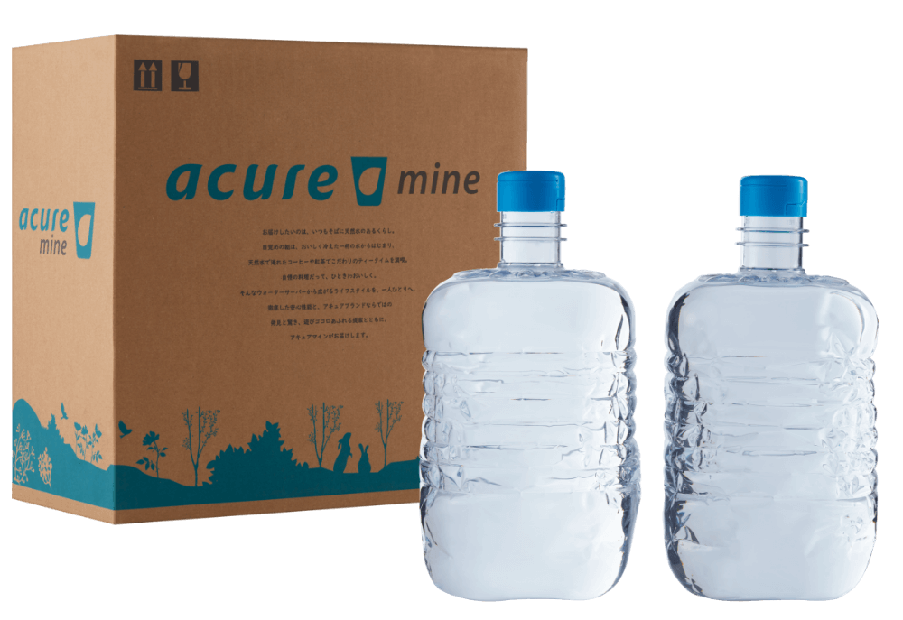 acure mine FromAQUA天然水 6.5L　2本　